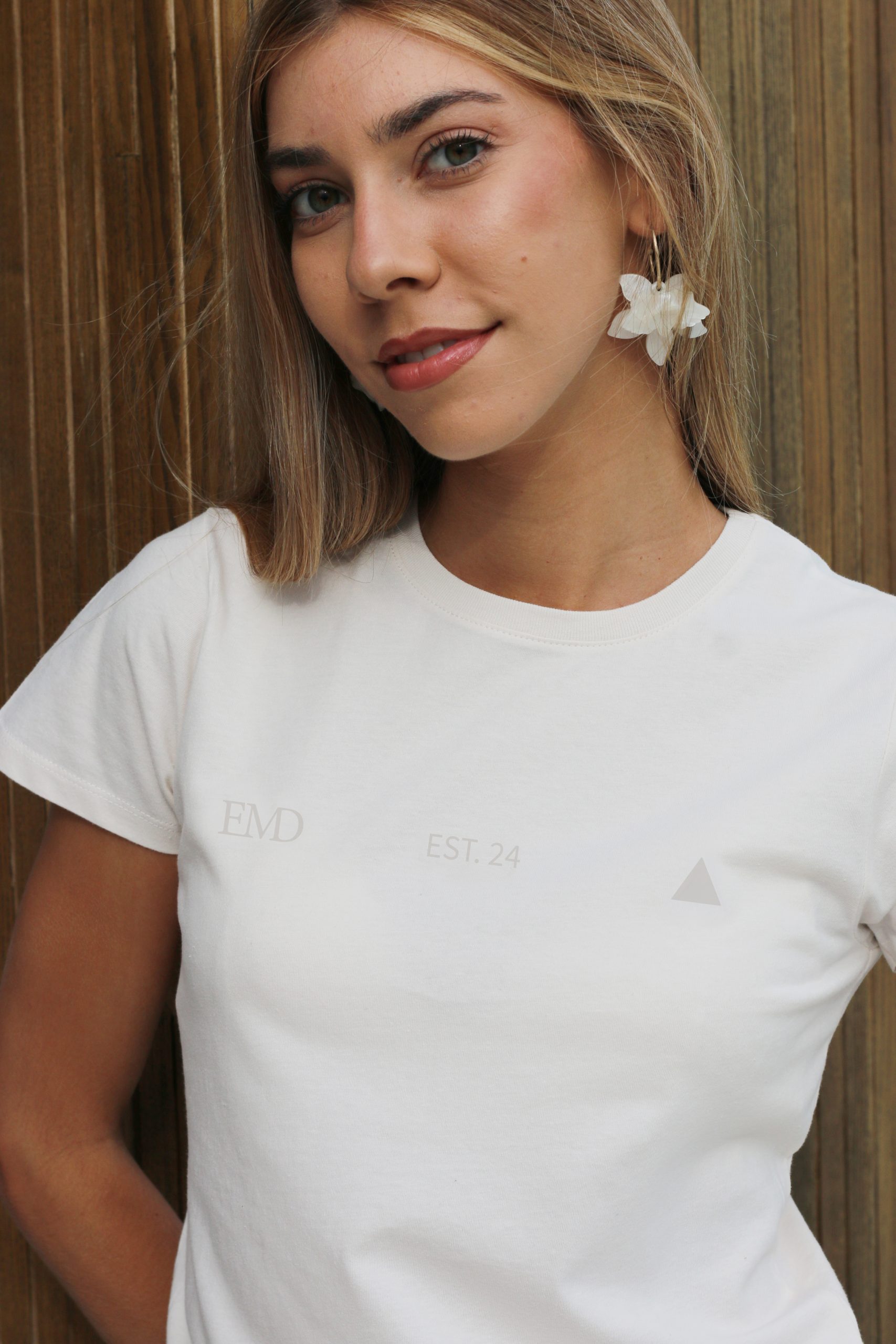 CAMISETA BEIGE EMD - Imagen 2