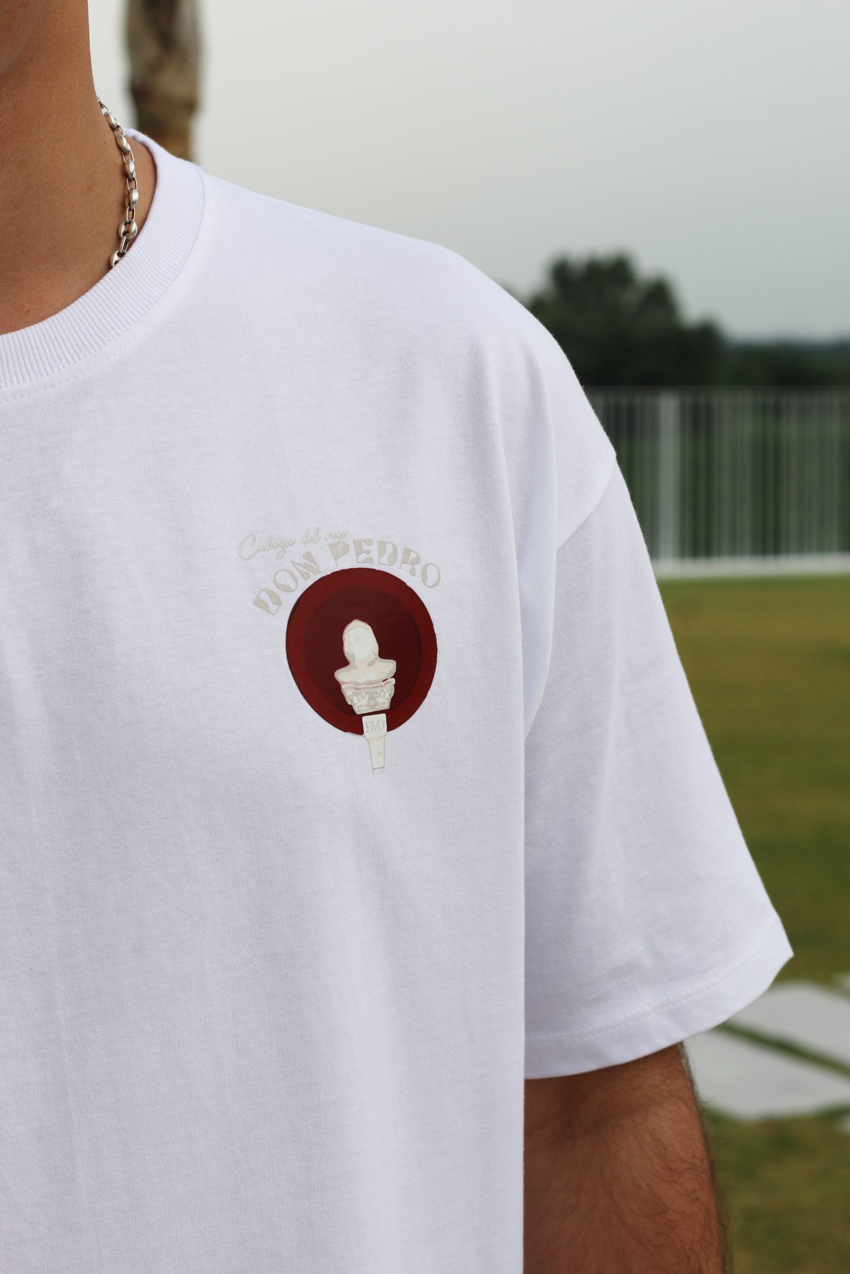CAMISETA OVERSIZE BLANCA DON PEDRO - Imagen 4