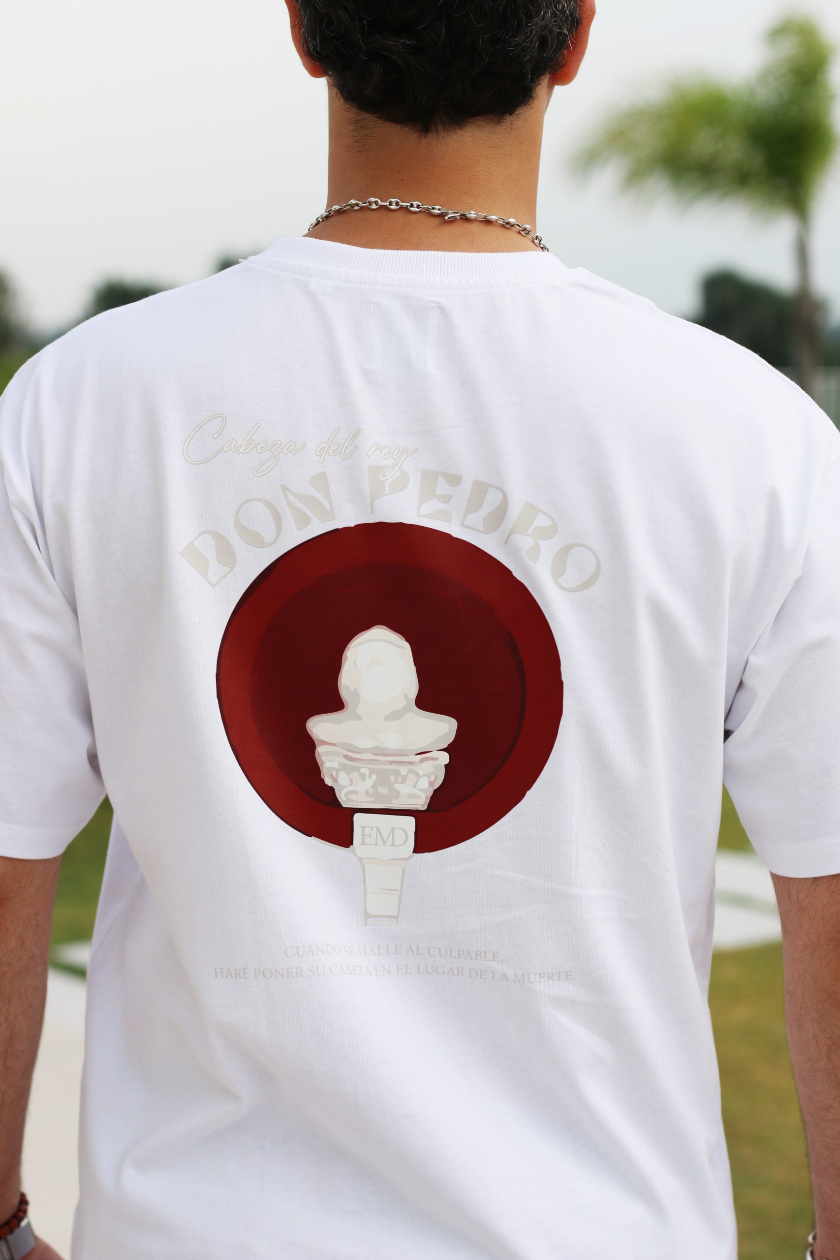 CAMISETA OVERSIZE BLANCA DON PEDRO - Imagen 3