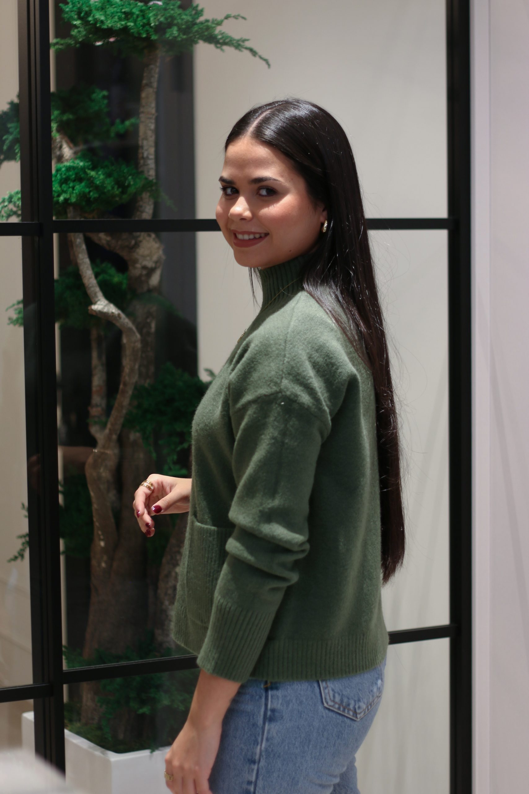JERSEY PUNTO CUELLO VERDE - Imagen 2